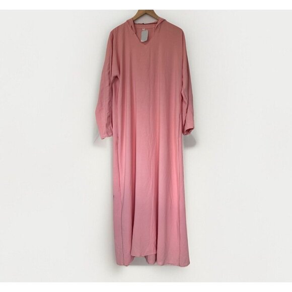Women Muslim Long Sleeve Maxi Dress Turkey Kaftan Evening Caftan Dresses Gown - Picture 1 of 8